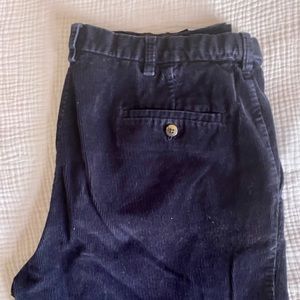Dark Blue Vintage Corduroy Haggar Pants